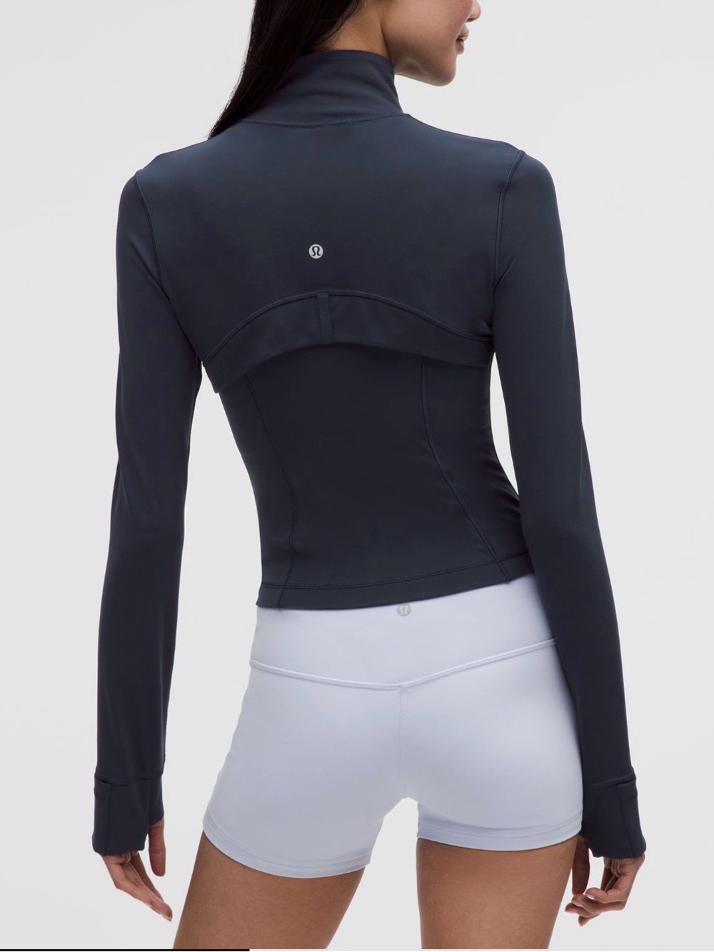 lululemon athletica Navy Blue W Mirror Zipper NWT Size 8